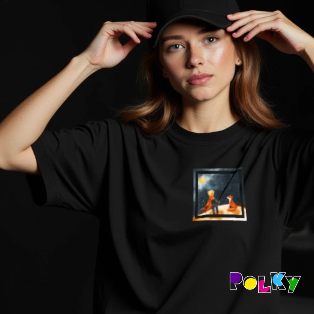 Nažehlovačka malý princ s liškou /S