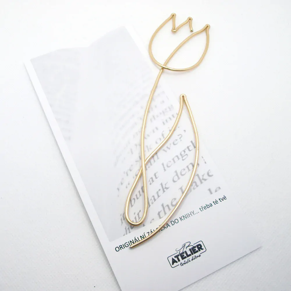 záložka do knihy - tulipán