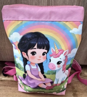 Batoh Ellie  - Holčička s jednorožcem