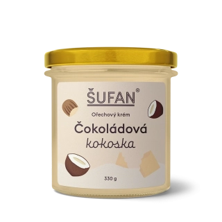Ořechový krém Čokoládová kokoska 330g