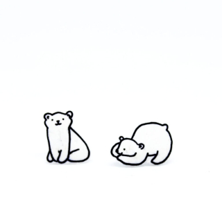 cuties: led. medvědi sedící