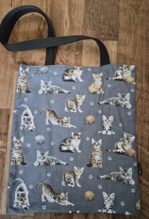 Oboustranná nákupní taška - Kočičky