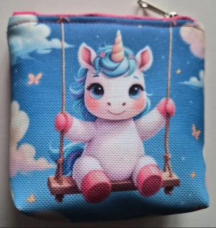 Mini peněženka - Jednorožec