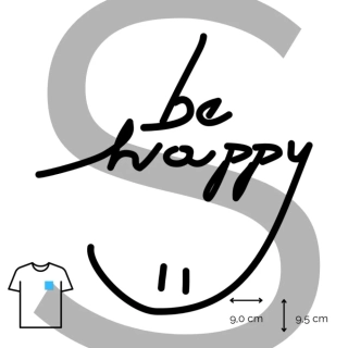 Nažehlovačka be happy / S