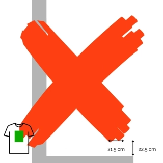 Nažehlovačka červený kříž NE / L