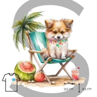 Nažehlovačka pes v tropickém ráji / S