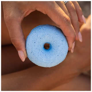 Šumivý donut do vany kokos