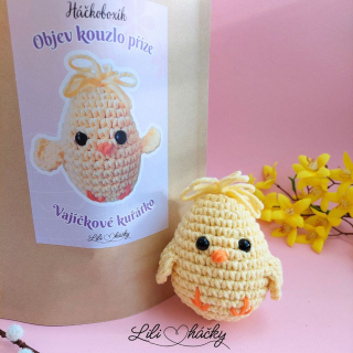 Háčkoboxík - Vajíčkové kuřátko