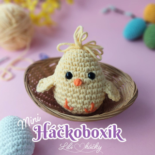 Mini Háčkoboxík - Vajíčkové kuřátko