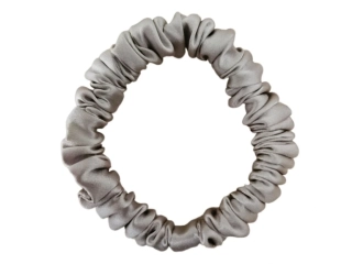 Hedvábná gumička do vlasů - taupe