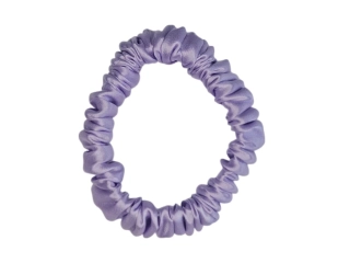 Hedvábná gumička do vlasů - levandulová