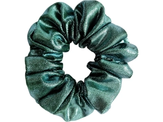 Třpytivá gumička do vlasů s jemnými flitry - zelená