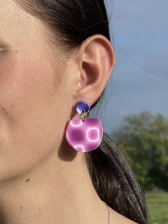 NÁUŠNICE plocha low lilac/violet