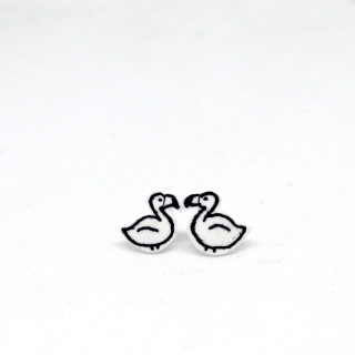 Náušnice plameňáci