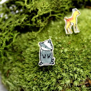 Náušnice cuties: jezevci