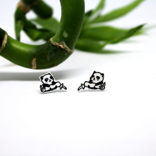 Náušnice cuties: pandy