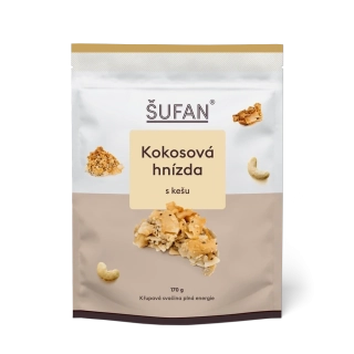 Kokosová hnízda s kešu - 170 g