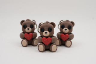 Klíčenka Valentýnský medvídek